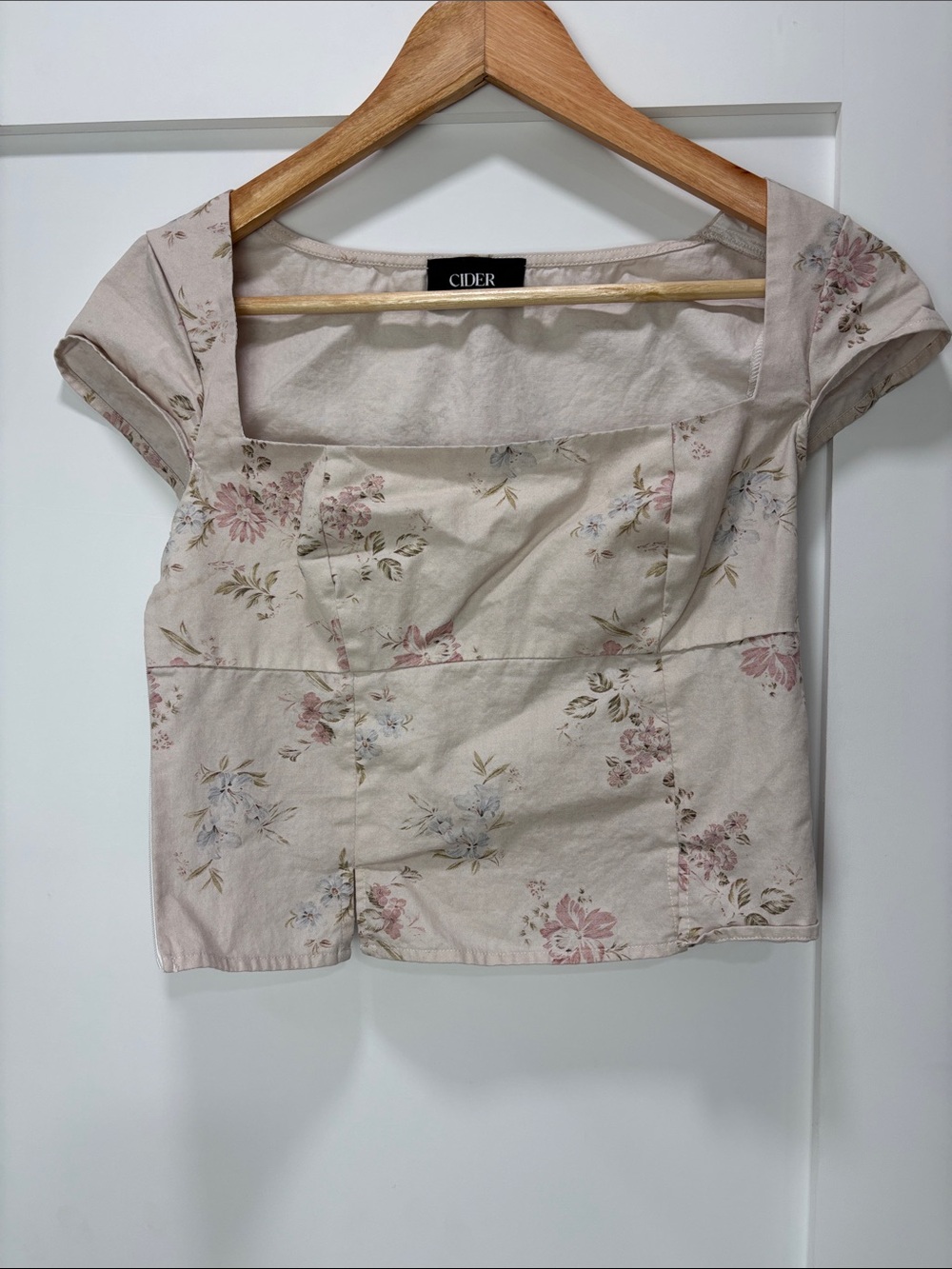 Cider Cream Floral Top